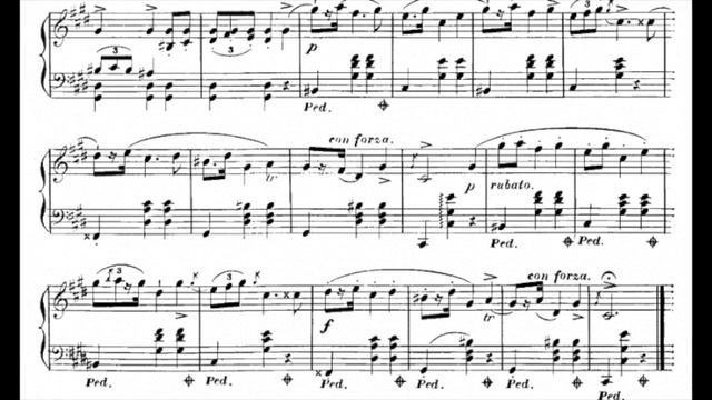 Chopin Mazurka Op.6-2 / ショパン マズルカ第2番 嬰ハ短調 Mazurka in C sharp minor Op.6 No.2 / 楽譜 /with score смотреть онлайн