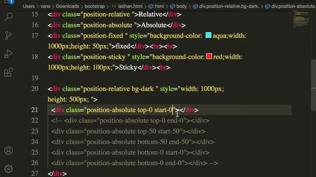 Position Bootstrap 5 #12 смотреть онлайн