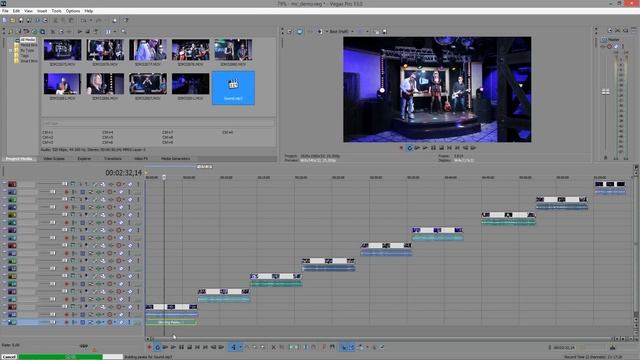 Как ускорить Sony Vegas? Многокамерная съёмка, Proxy Video, PluralEyes, Multicam смотреть онлайн