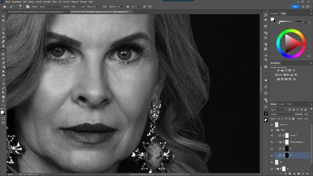 HAUTRETUSCHE. Reife Haut ? Photoshop Tutorial ( German/Deutsch ) смотреть онлайн