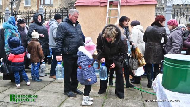 Евпаторя. Праздник Крещения в Свято-Ильинской церкви смотреть онлайн