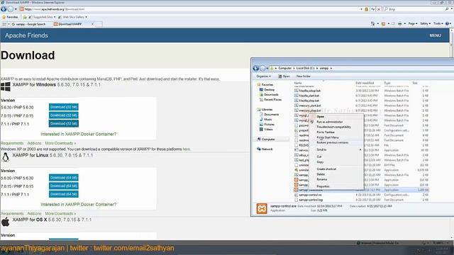 Setup A Local Web Server(Xampp) On Windows смотреть онлайн