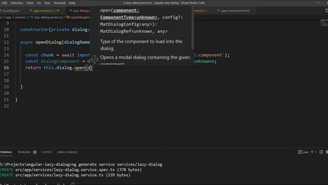 How to Lazy Load Angular Material Dialog Components смотреть онлайн