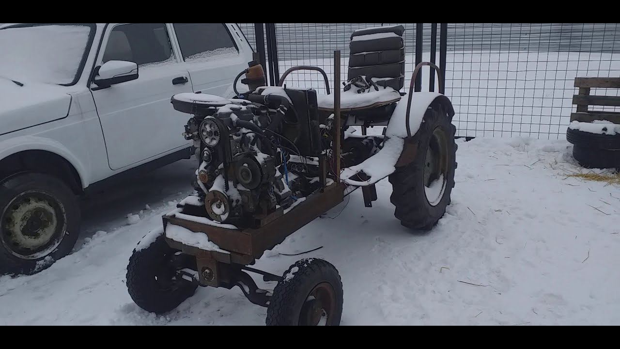 Самодельный трактор смотреть онлайн