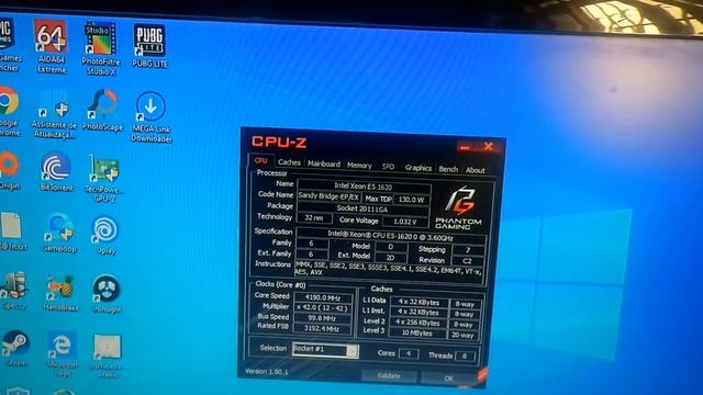 Teste Xeon E5 1620 e Placa Mãe X79m2 Faz overclock a Placa Mãe aguenta o processador. смотреть онлайн