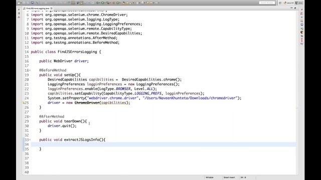 HOW TO FIND JAVASCRIPT ERRORS FROM YOUR WEB APPLICATION USING SELENIUM смотреть онлайн