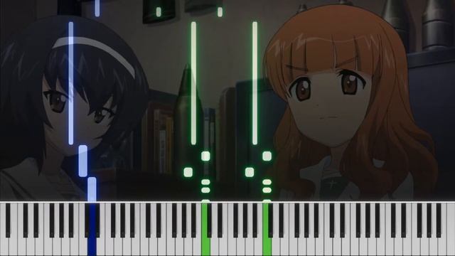 Girls und Panzer [ガールズ&パンツァー] (Sore Yuke! Otome no Sensha-dō!! [それゆけ！乙女の戦車道!!] ) ~ Piano смотреть онлайн