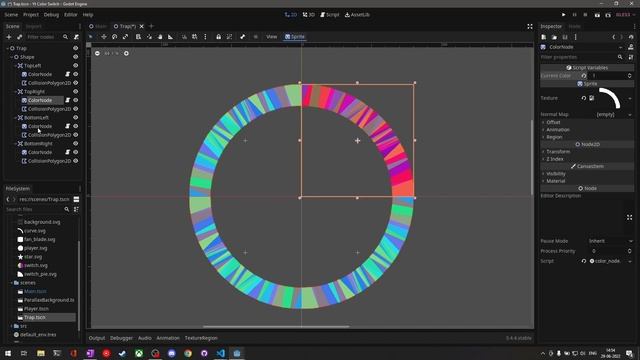 Creating Color Switch Using Godot - 04 Traps смотреть онлайн