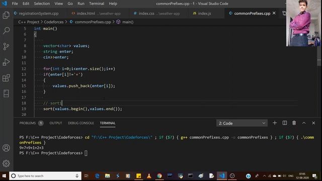 Helpful Maths || Codeforces Round #197 (Div. 2) || Competitive Programming - Problem with Solution смотреть онлайн