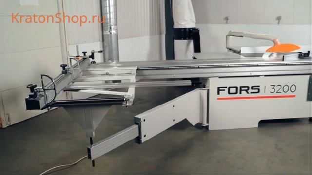 Форматно раскроечный станок KROM FORS 3200 online video cutter com смотреть онлайн