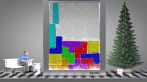 SOFTBODY TETRIS V11 ? Winteredition ❤️ C4D4U