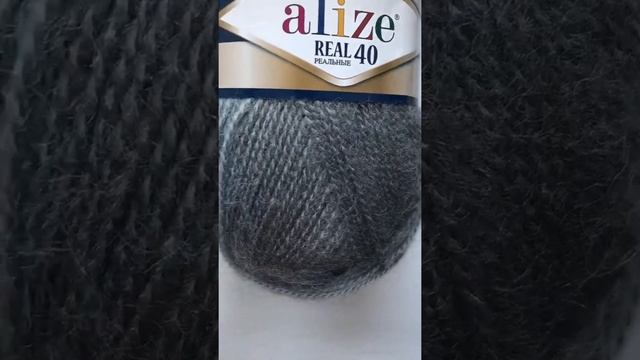 Подробный обзор полушерстяной пряжи Alize Angora Real 40 №87 Угольно-серый смотреть онлайн
