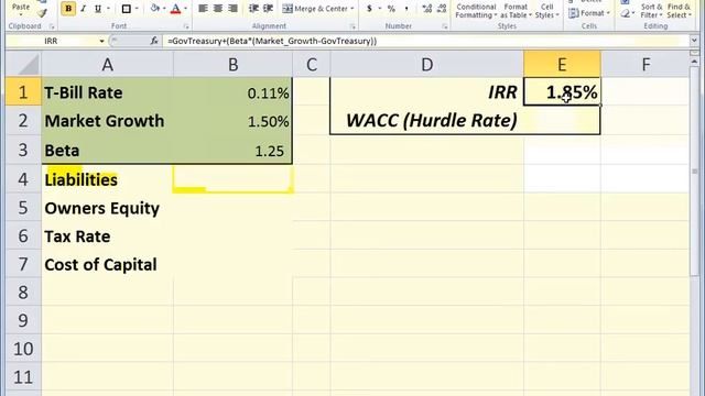 Excel IRR & Hurdle Rate смотреть онлайн