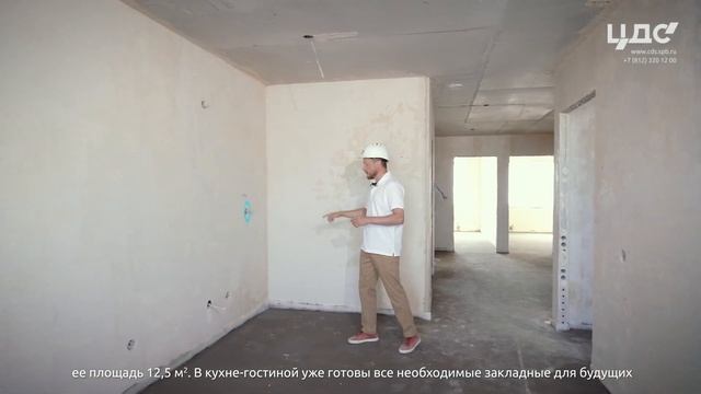 Обзор четырехкомнатной квартиры 77 кв.м. в жилом квартале «Город Первых» смотреть онлайн