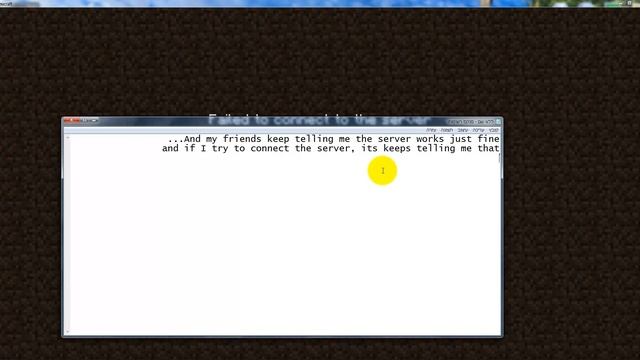 A minecraft problem while trying to connect a server смотреть онлайн