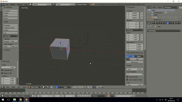 Blender Tip: How to measure the curve length without plugins смотреть онлайн