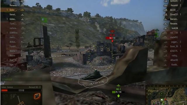 World of Tanks Renault NC-31 Делает -6 , медаль ""Коса Смерти"" смотреть онлайн