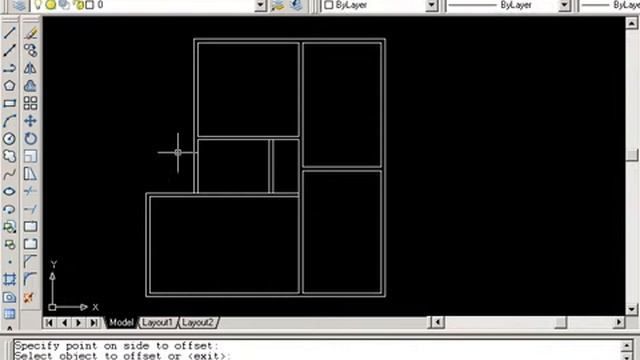 Trim e Extend parede autocad 2005 смотреть онлайн