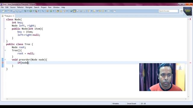 Preorder Traversal of a Binary Tree using Java in Bengali | Java Tutorial in Bangla | Data Structur смотреть онлайн