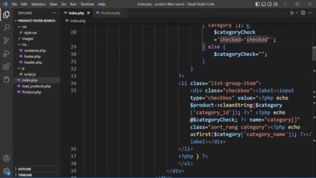 Product Listing and Filtering Using Ajax, PHP and MySQL | PHP Projects смотреть онлайн