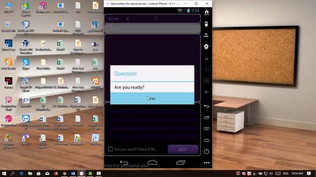 Demo game Python Quiz trên nền Android смотреть онлайн
