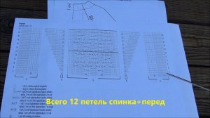 Как связалось свончо (пончо с рукавами)//Краткий обзор и узор// По вашим просьбам