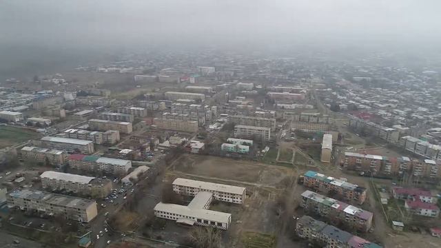 Аэро съёмка города кызылкыя 2018г смотреть онлайн