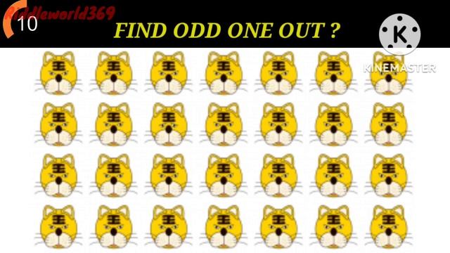 Find the odd one out | Spot the odd emoji out | Riddles | Puzzle | Emoji challenge @riddleworld142 смотреть онлайн