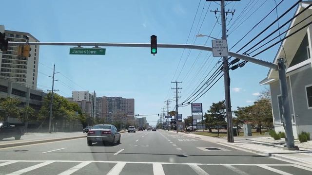 Kурортные города США.Бетани Бич и Оушен Сити.Штат Делавер и Мэриленд.(Путешествие по США на машине смотреть онлайн