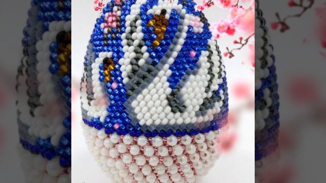 Пасхальные яйца из бисера по моим схемам. смотреть онлайн