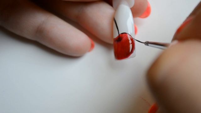 Дизайн ногтей! Рисуем фрукты. смотреть онлайн
