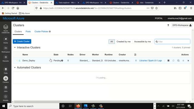 Azure DataBricks Cluster Deployment | Spark Cluster | Spark Job смотреть онлайн