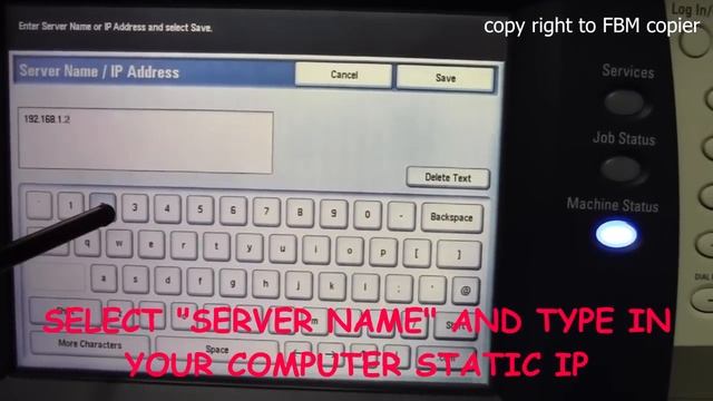 How to Setup FTP Scan on Xerox Workcentre 7328-7346 from the Machine смотреть онлайн