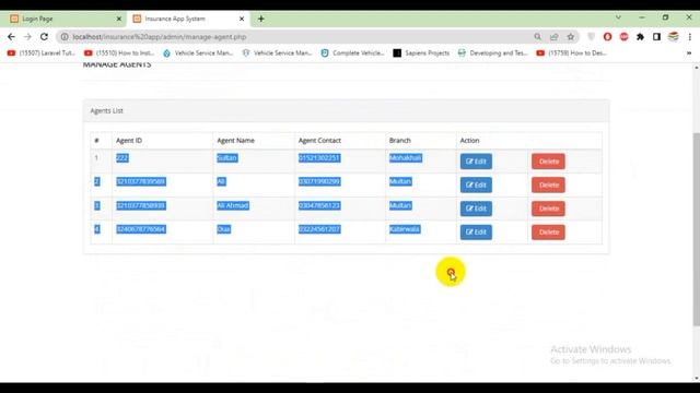 Insurance system php project - Demo смотреть онлайн