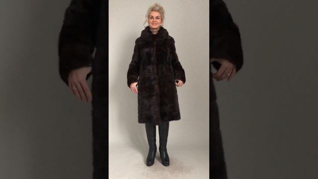 Купить шубу норка поперечка с капюшоном за 28500 ₽ в интернет-магазине furprice.ru р.44-46 /11496/ смотреть онлайн