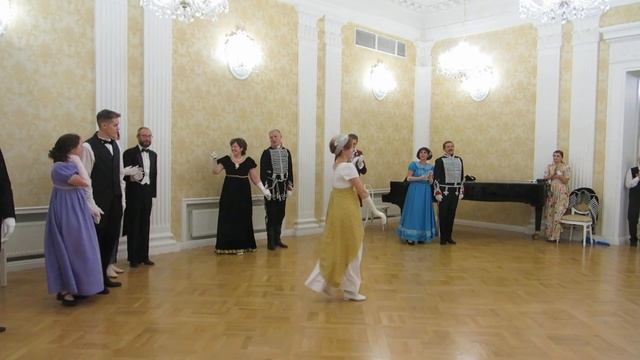 Бал "Гусарская баллада" в усадьбе Вороново 5 октября 2019 г. Часть 16 смотреть онлайн