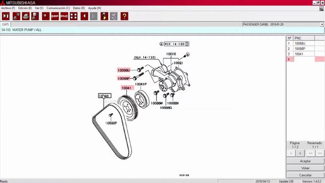 Mitsubishi MMC EPC смотреть онлайн