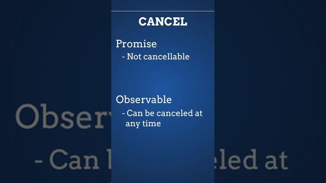 Promises vs Observables - What Is the Difference? смотреть онлайн