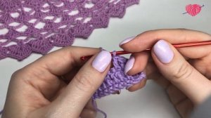 Столбик с накидом крючком для начинающих. Смотрите как вязать столбик с накидом.