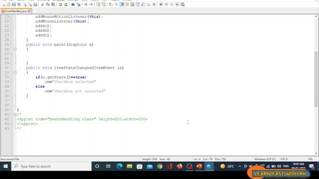 EVENT HANDLING|EVENT SOURCE|EVENT LISTENER|EVENT CLASSES|ADAPTER CLASSES|BEC JAVA LAB|EXPERIMENT 11 смотреть онлайн
