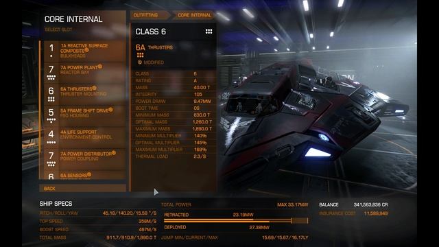 Elite Dangerous Python Combat Build Guide pt2 смотреть онлайн