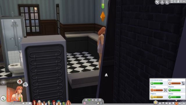 The Sims 4/Челлендж "Психушка"/05 серия/Суровые будни Сашки смотреть онлайн