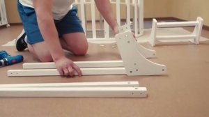 Сборка маятника для овальной кроватки 7в1