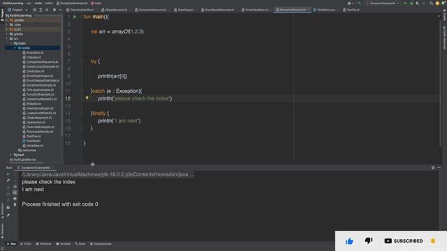 Exception Handling & use of Try - catch - finally in Kotlin Basics | Part 22 | @codeforandroid смотреть онлайн