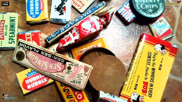 💣BubbleTV New: 5 HD  - 🎶 Relax Music Chewing Gum World ☯️ Vintage Old Unopened Gum USA 1910-70`s