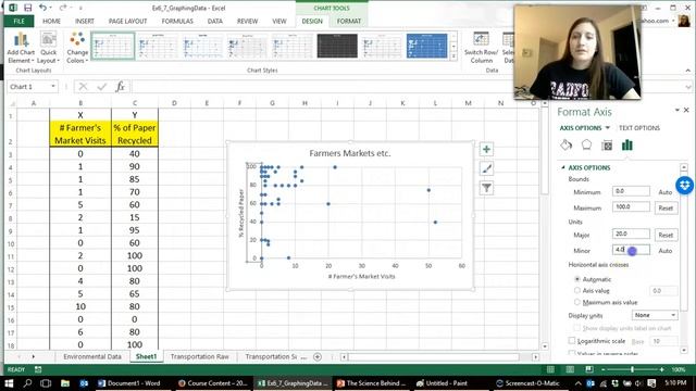 Bio 106 - Graphing Lab: Using Excel смотреть онлайн