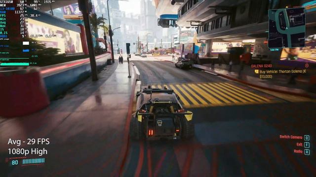GTX 1650 + i3 10100 | Cyberpunk 2077 | 1080p/1440p/4k смотреть онлайн