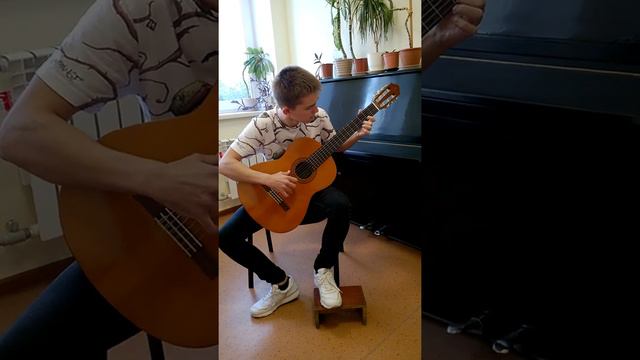 Аліна Бойко,варіації на тему укр. нар. пісні " Ходить кіт". Грає Андрій Токовенко. смотреть онлайн