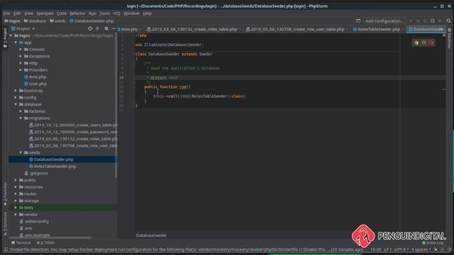 Laravel 5.8 Login System - Part 3: Role creation смотреть онлайн