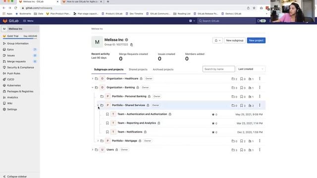 GitLab Plan How To: Groups and Projects to model your organization смотреть онлайн